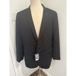 Johnny Bigg Black RAYMOND 2 BUTTON SUIT JACKET NEW With Tags Size 48